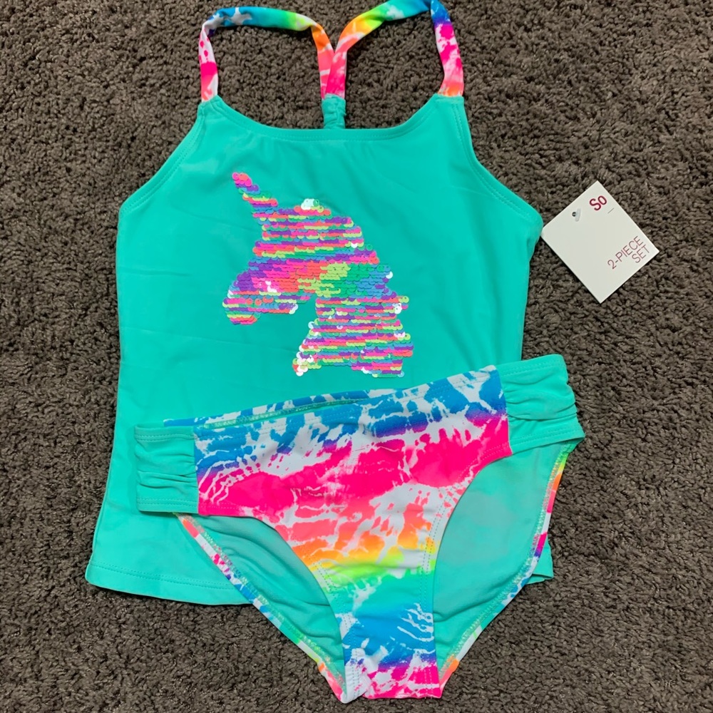 Blue Aqua kids bikini 🩱🏝👙👧🏻🏝🦄🦄